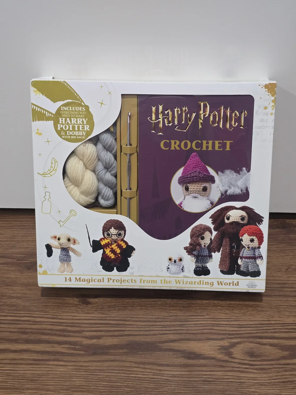 Harry Potter Crochet Kit 14 Magical Projects Lucy Collin NIB
